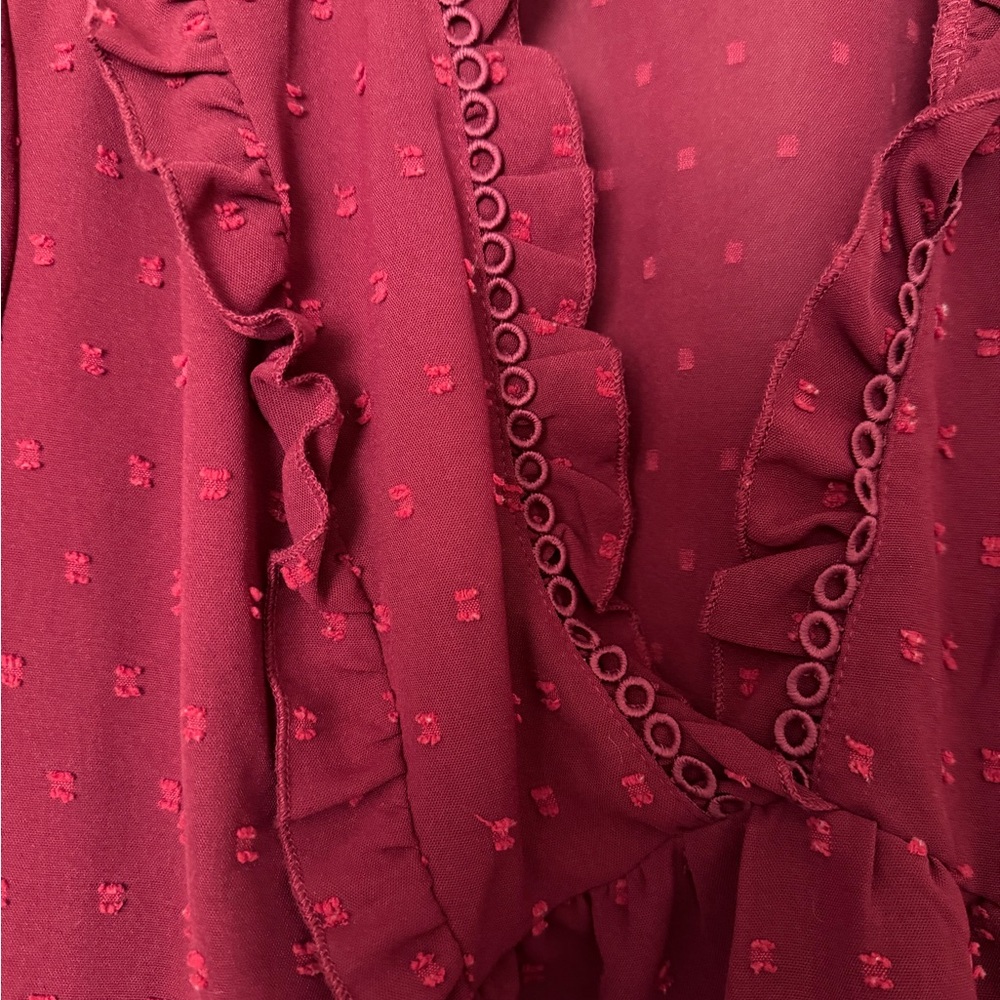 Maroon blouse - Picture 2 of 4